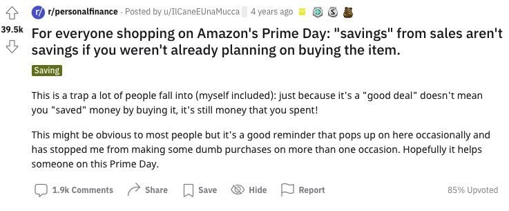 Reddit Personal Finance Tip 4