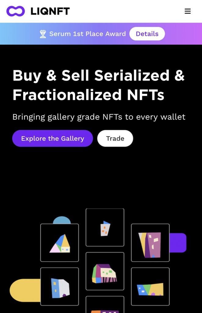 liqnft solana nft marketplace