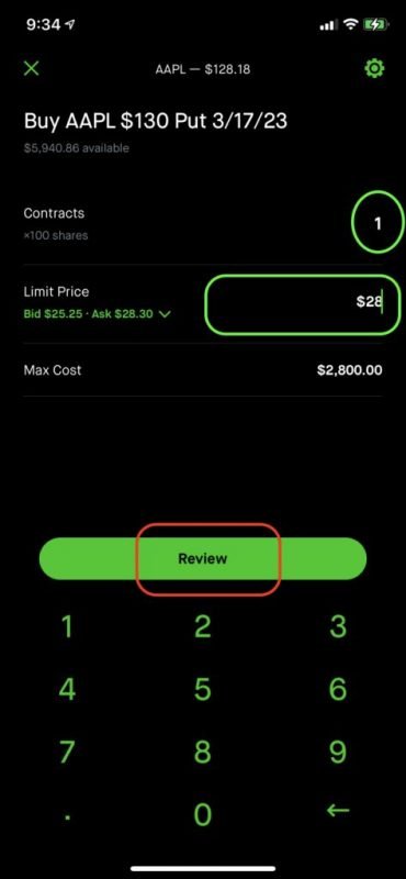 How To Buy A Long Put Option