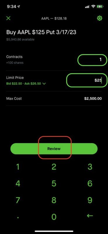 How To Buy A Long Put Option