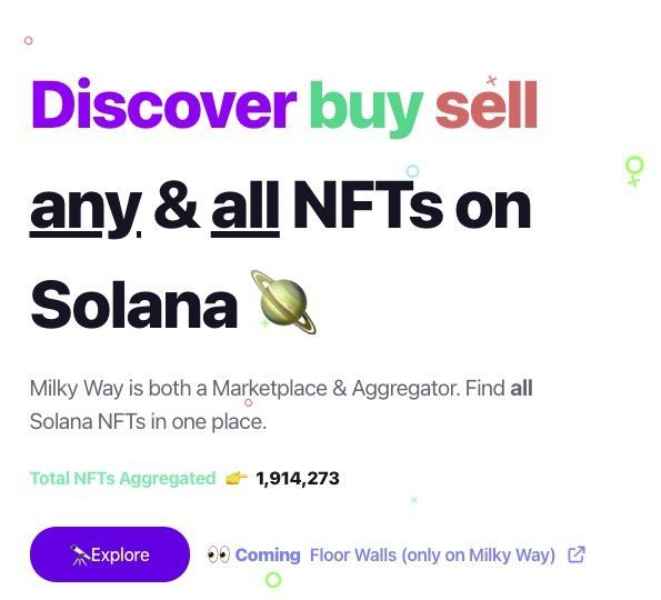 milkyway solana nft marketplace